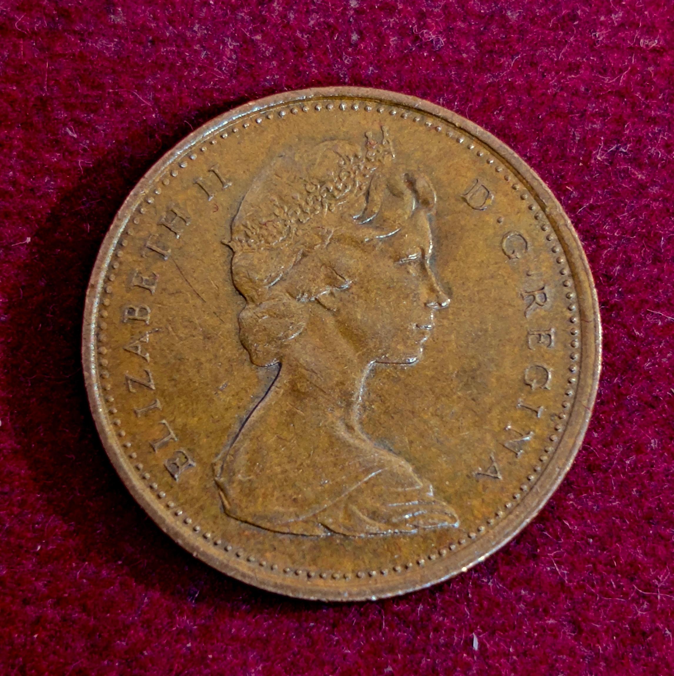 Canada 1 Cent - Elizabeth II 1971 Coin