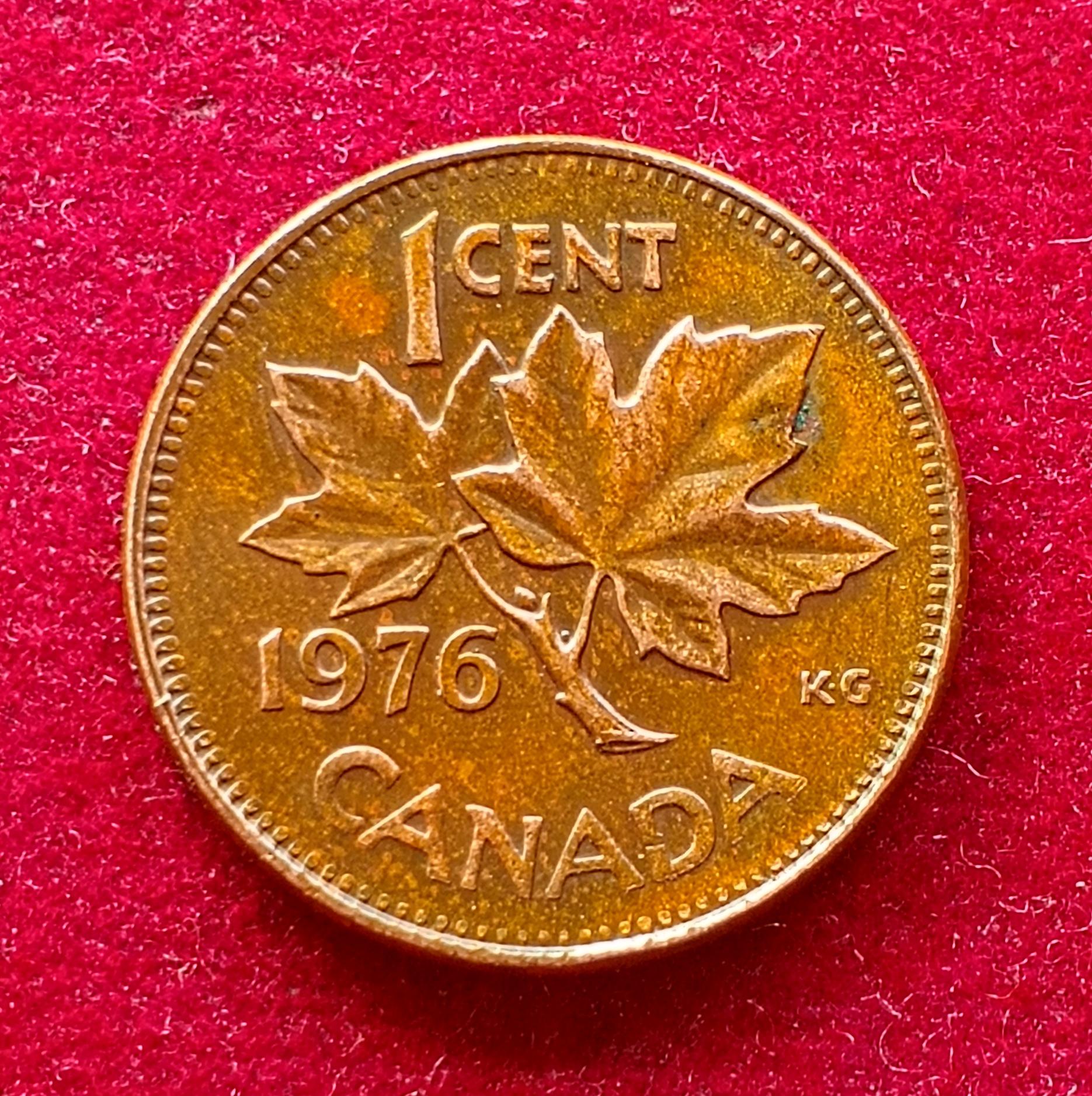 Canada 1 Cent - Elizabeth II 1976 Coin