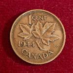 Canada 1 Cent - George VI 1944 Coin