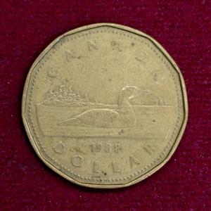 Canada 1 Dollar - Elizabeth II 1988 Coin