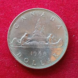 Canada 1 Dollar - Elizabeth II 2nd portrait 1968 Coin
