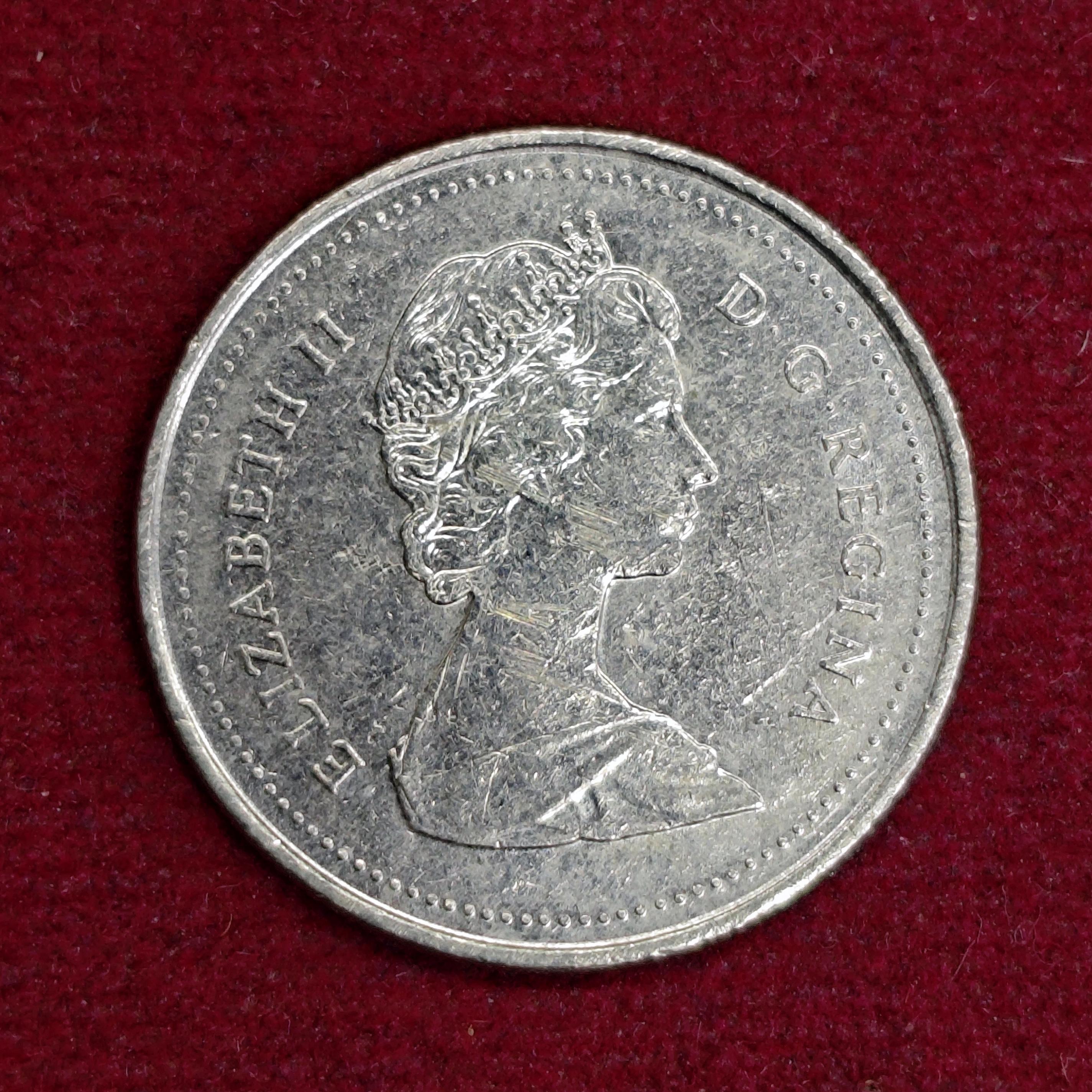 Canada 25 Cents - Elizabeth II 1989 Coin