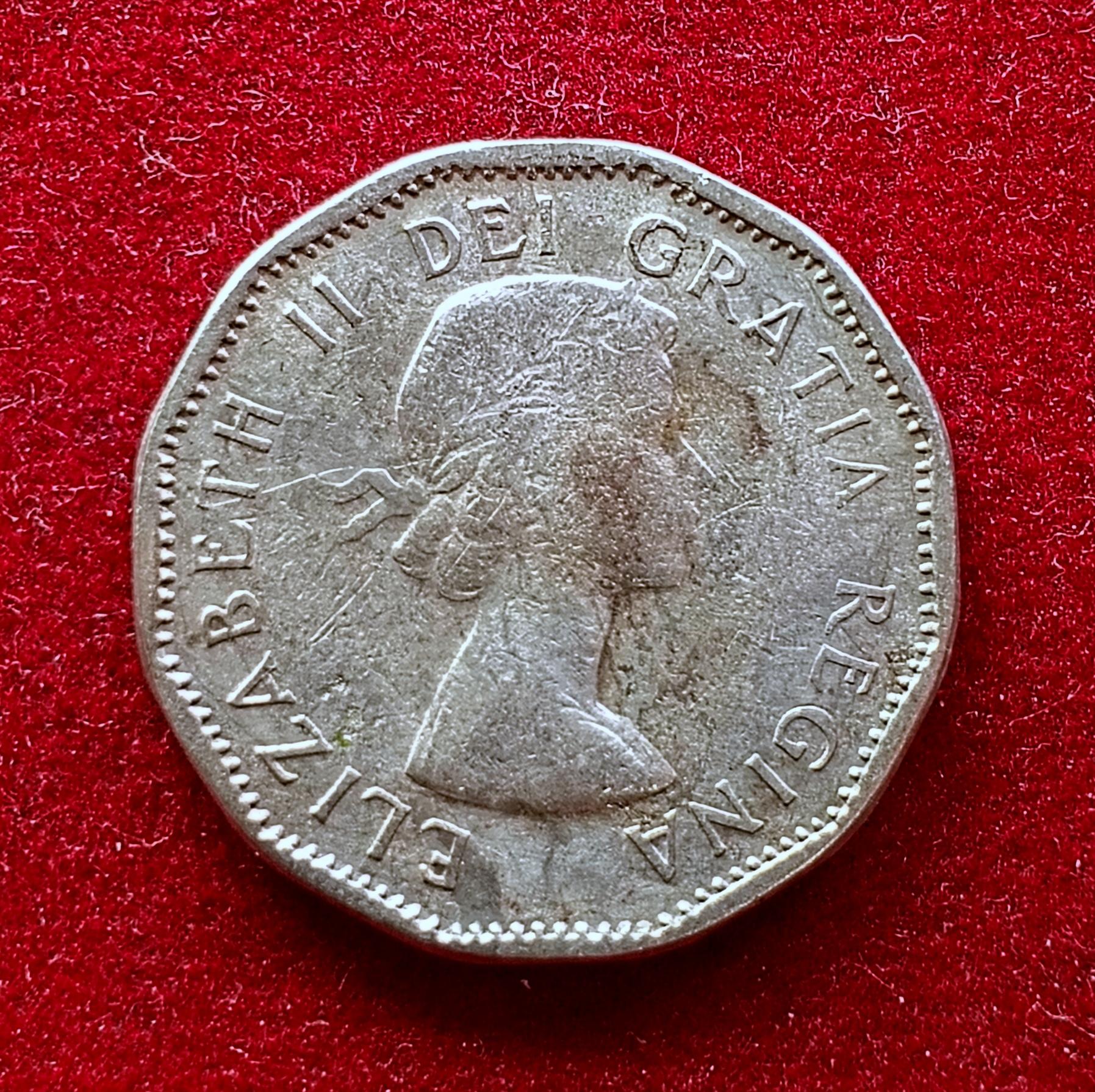 Canada 5 Cents - Elizabeth II 1956 Coin