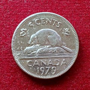 Canada 5 Cents - Elizabeth II 1979 Coin