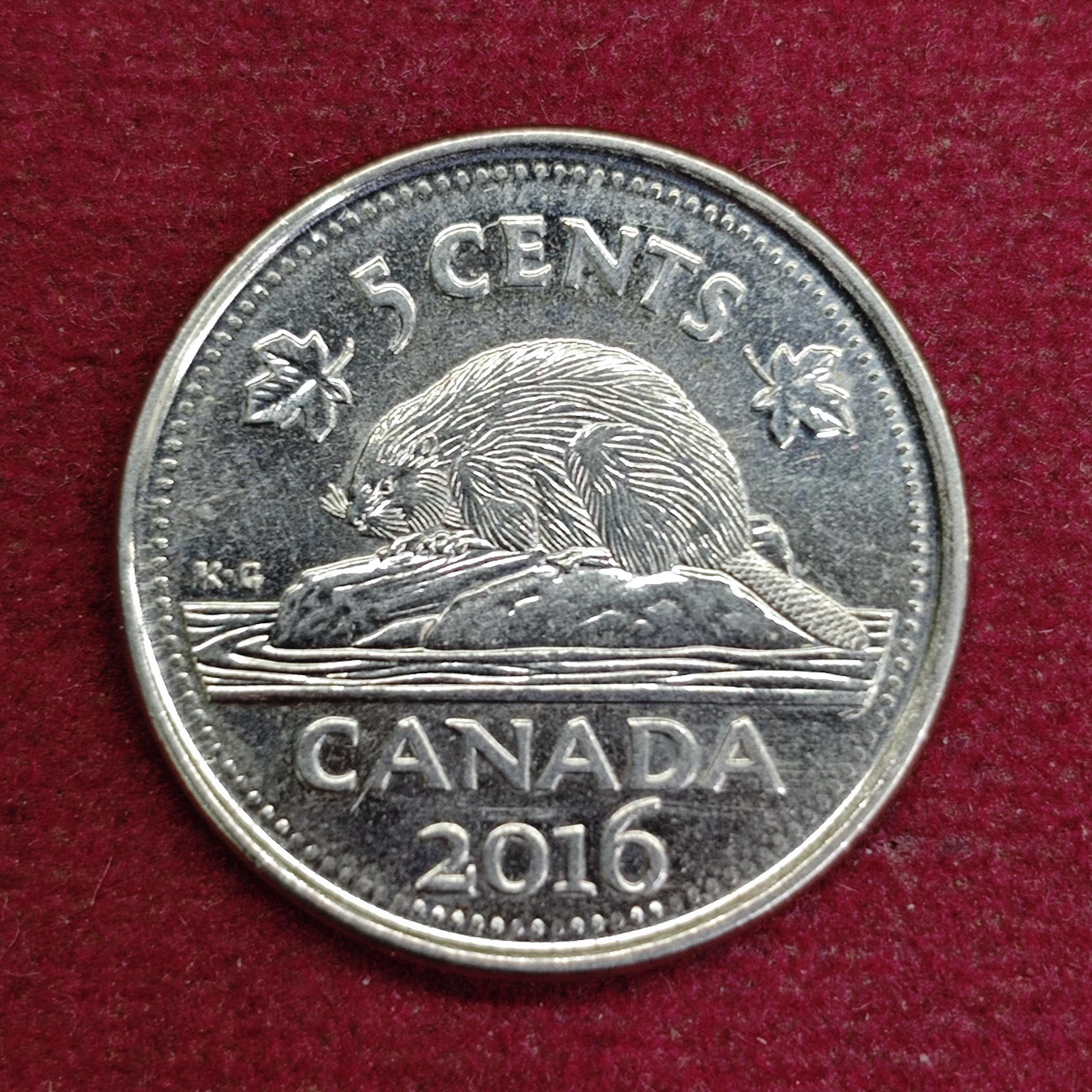 Canada 5 Cents - Elizabeth II 2016 Coin