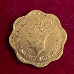 Ceylon 10 Cents - George VI 1944 Coin