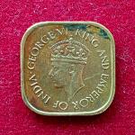 Ceylon 5 Cents – George VI 1944 Coin