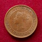 Ceylon (Sri Lanka) 1 Cent George VI 1870 Coin