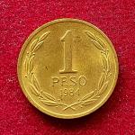 Chile 1 Peso 1984 Coin