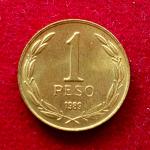 Chile 1 Peso 1989 Coin