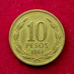 Chile 10 Pesos 1984 Coin