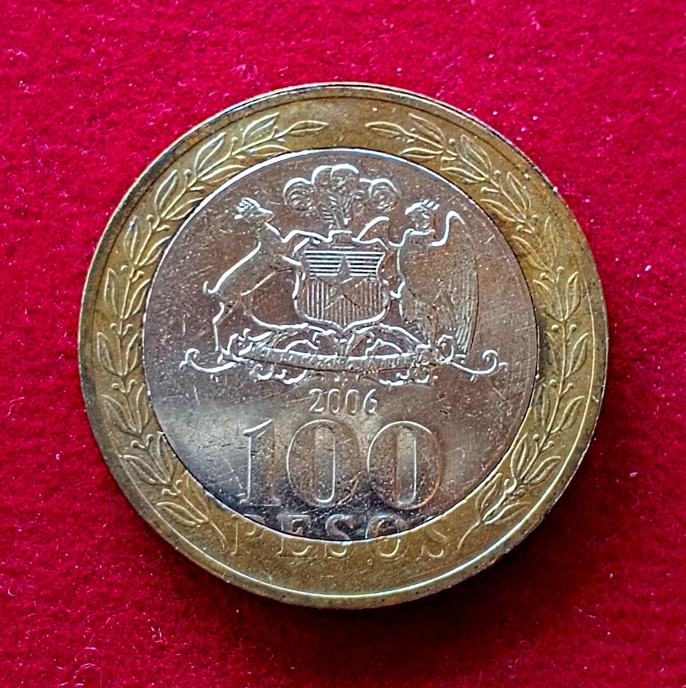 Chile 100 Pesos 2006 Coin