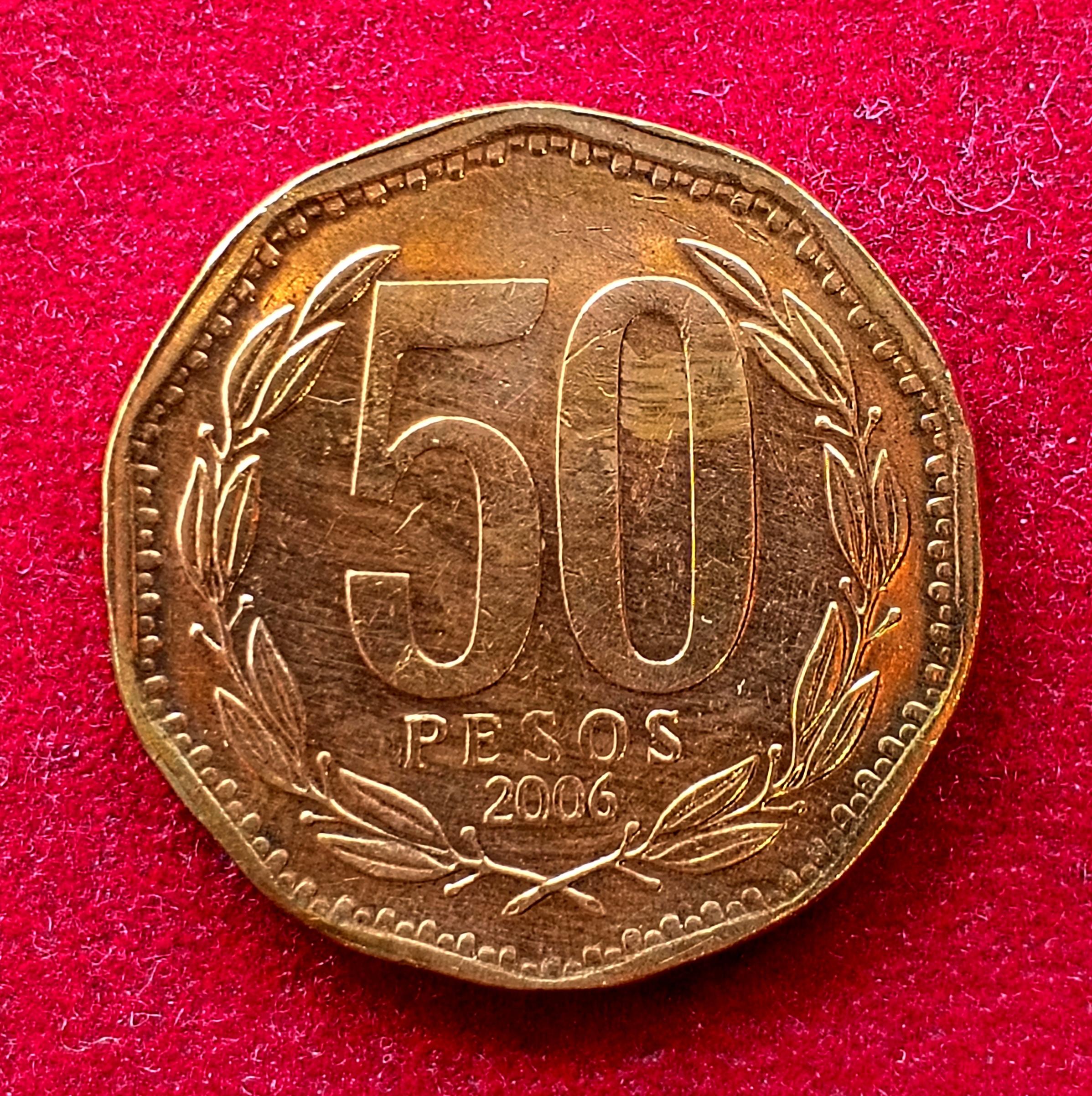 Chile 50 Pesos 2006 Coin