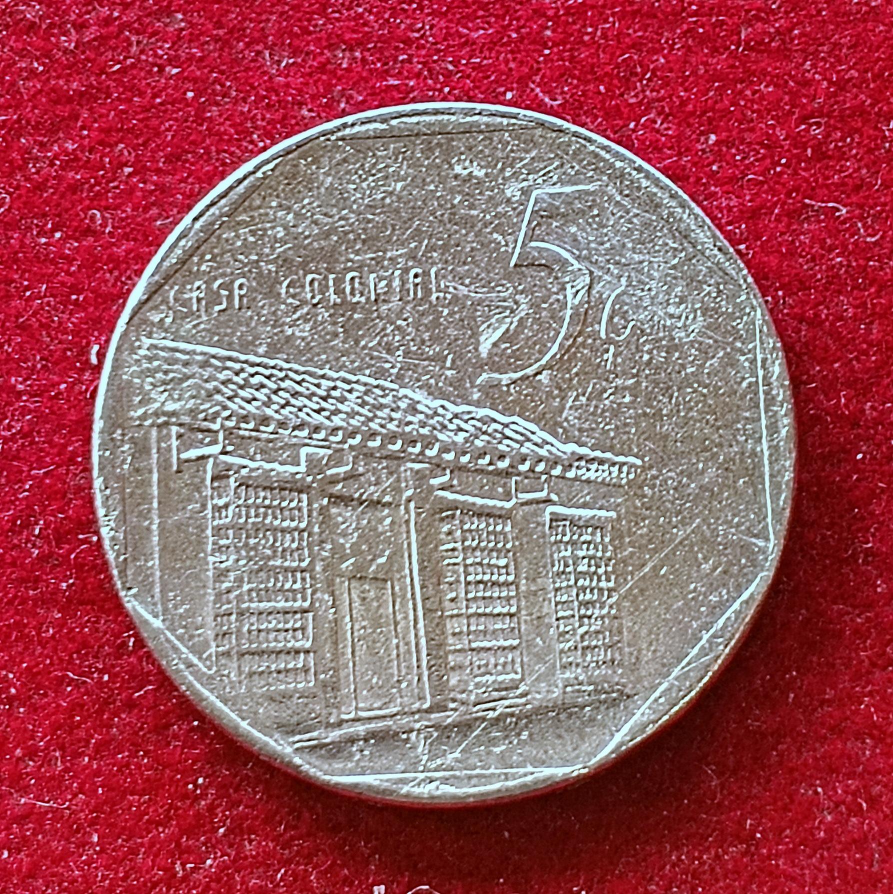 Cuba 5 Centavos 2000 Coin
