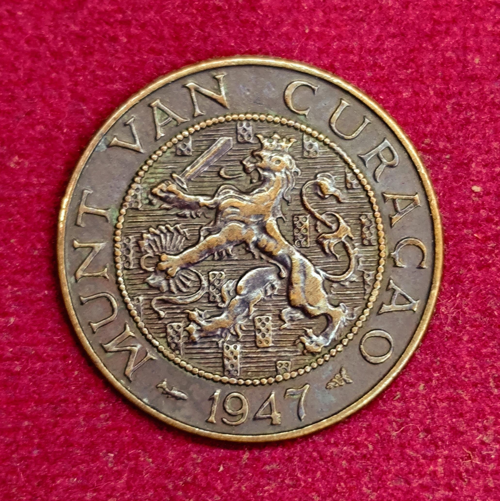 Curacao (Netherlands Antilles) 2½ Cents 1947 Coin