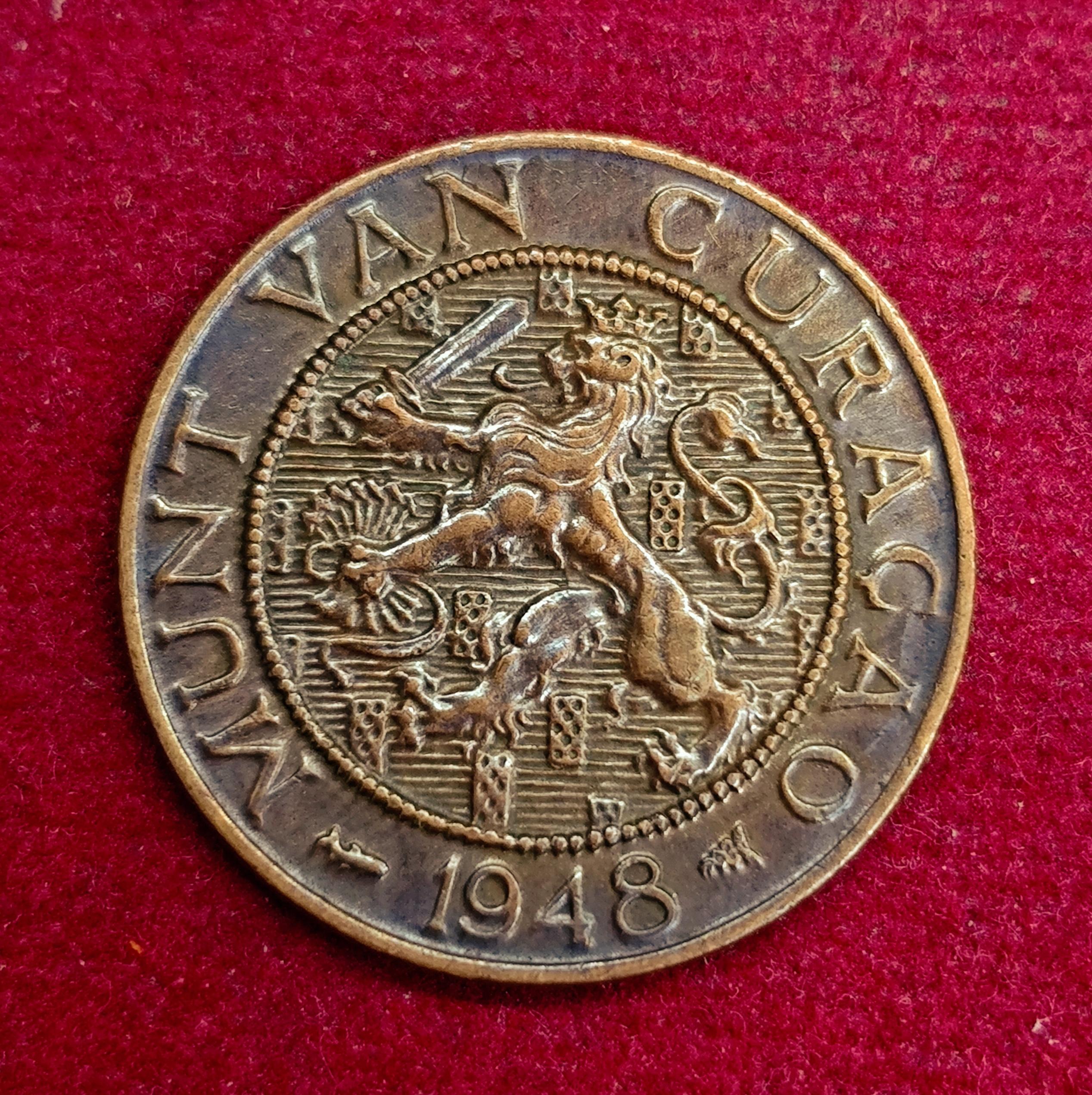 Curacao (Netherlands Antilles) 2½ Cents 1948 Coin