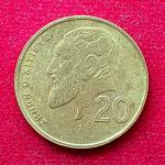 Cyprus 20 Cents 1993 Coin