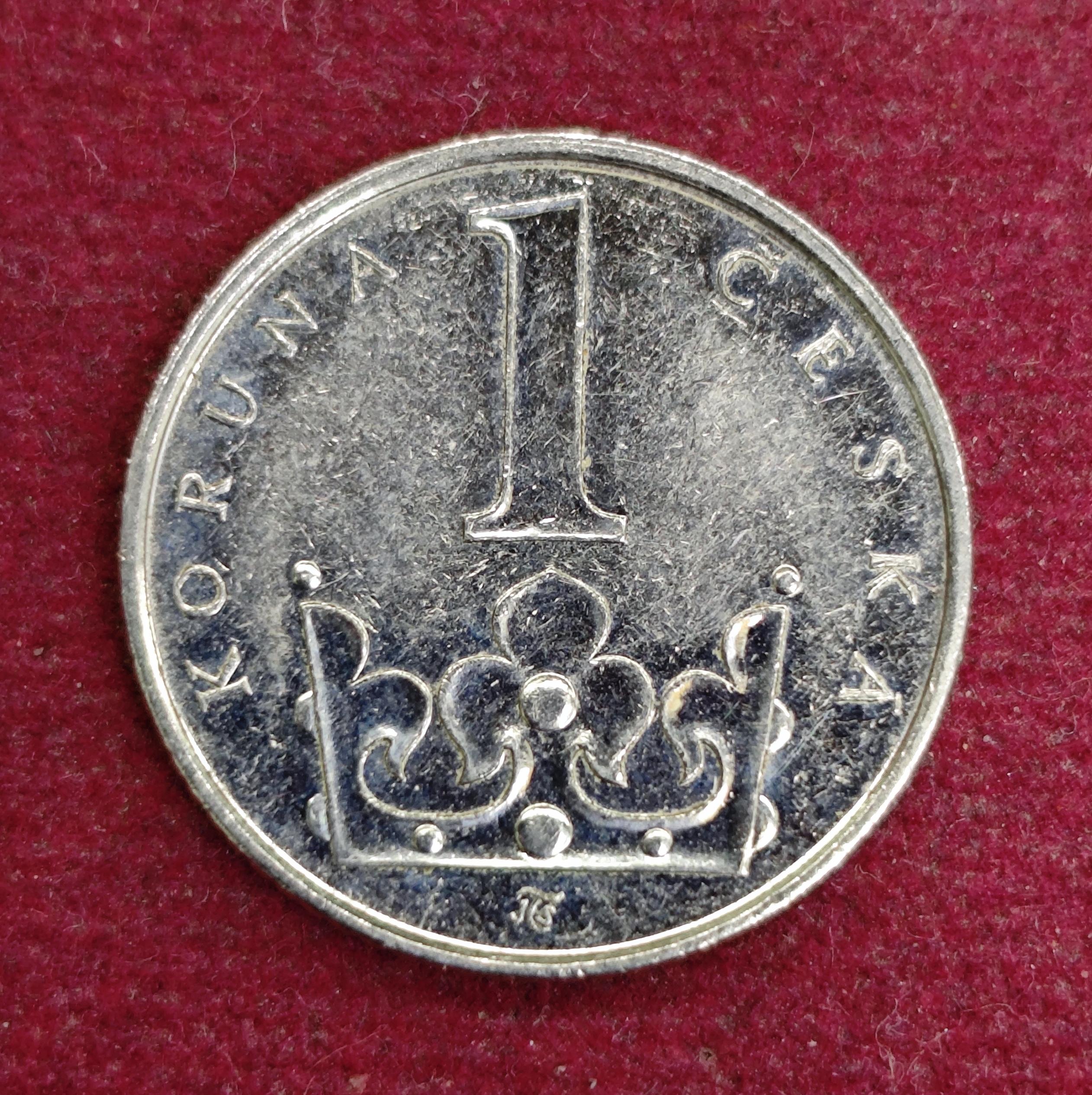 Czech Republic 1 Koruna 1993 Coin