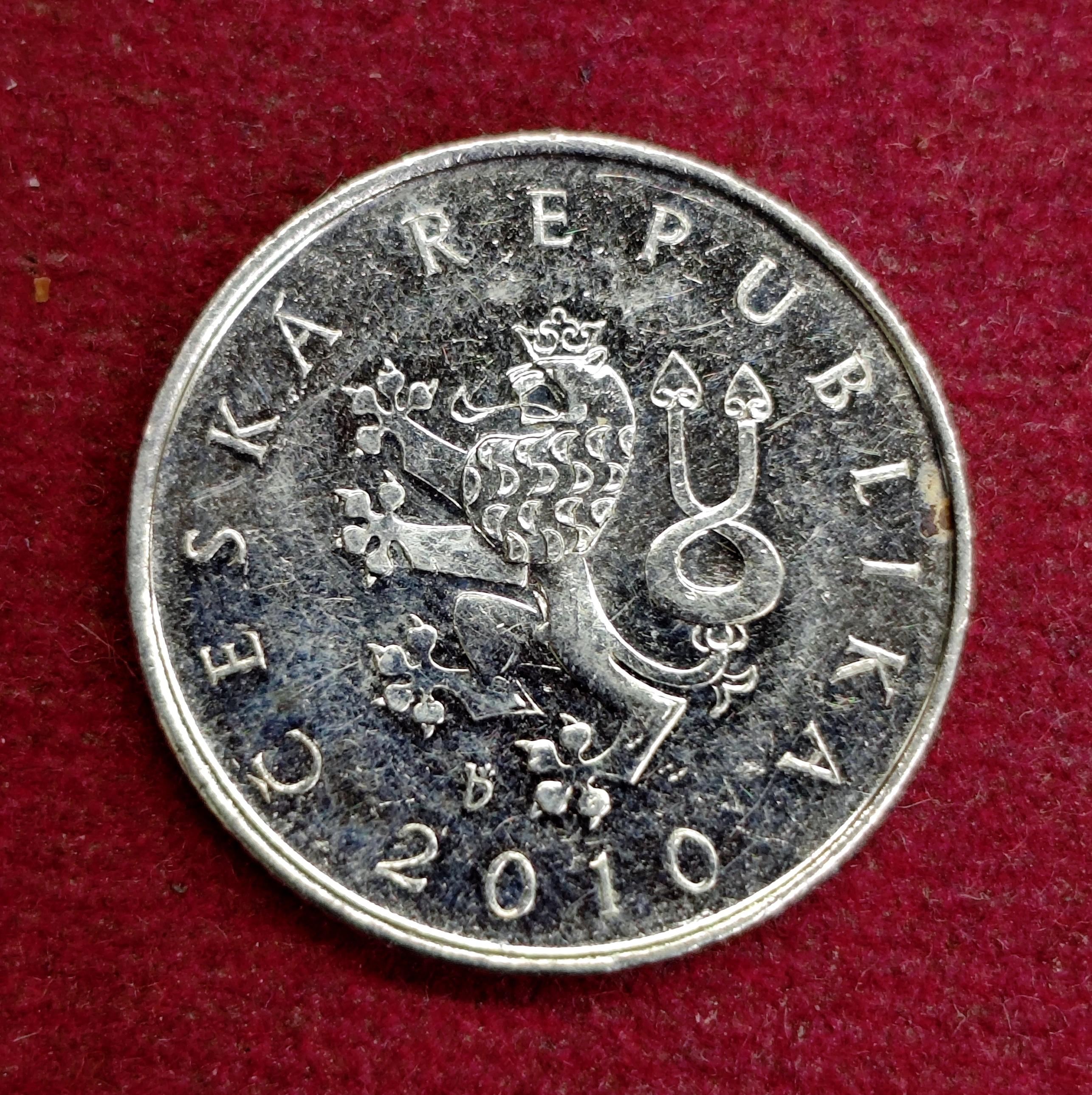 Czech Republic 1 Koruna 2010 Coin