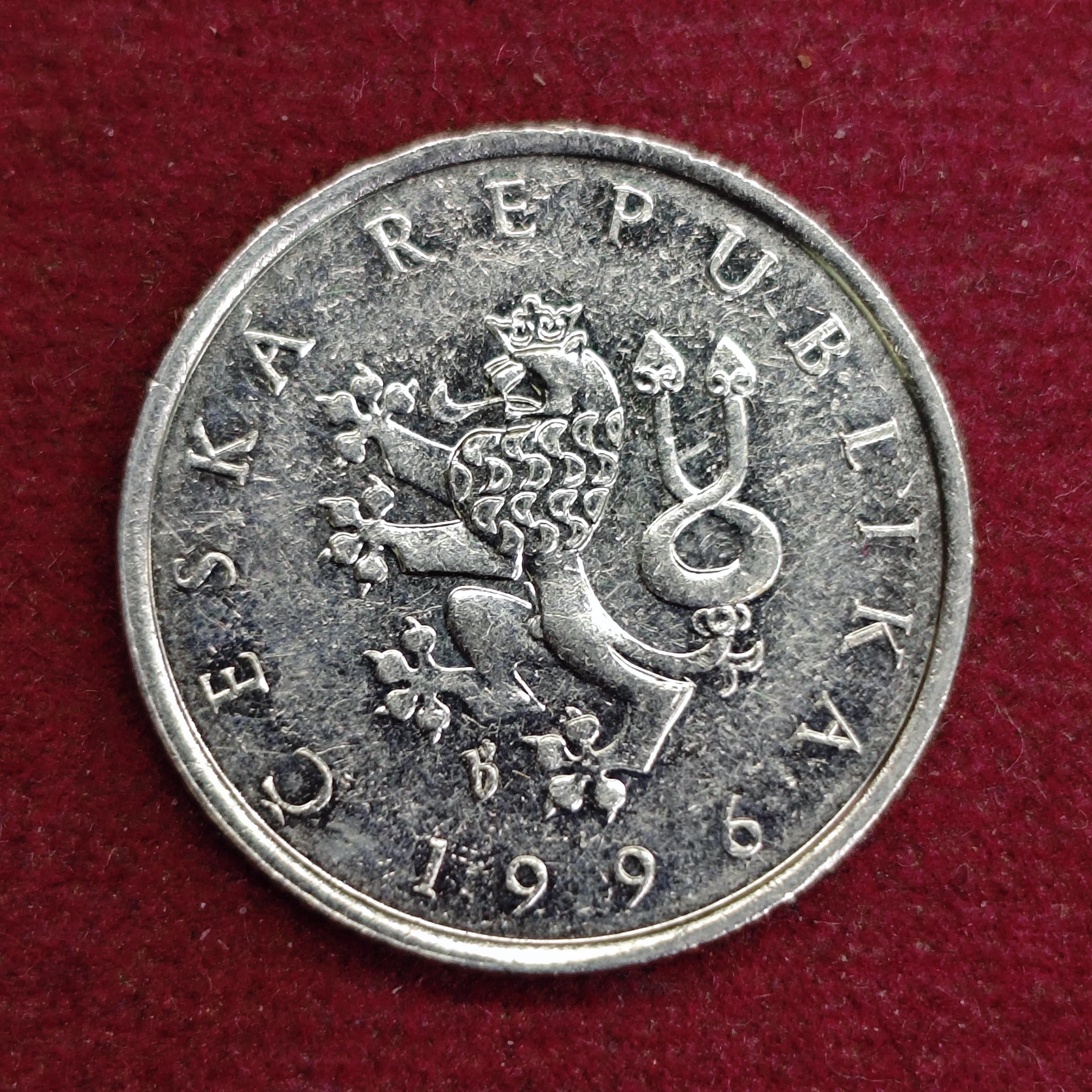 Czech Republic 1 Koruna 1996 Coin