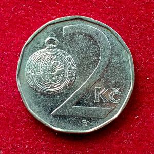 Czech Republic 2 Koruny 1993 Coin