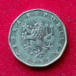Czech Republic 2 Koruny 1993 Coin