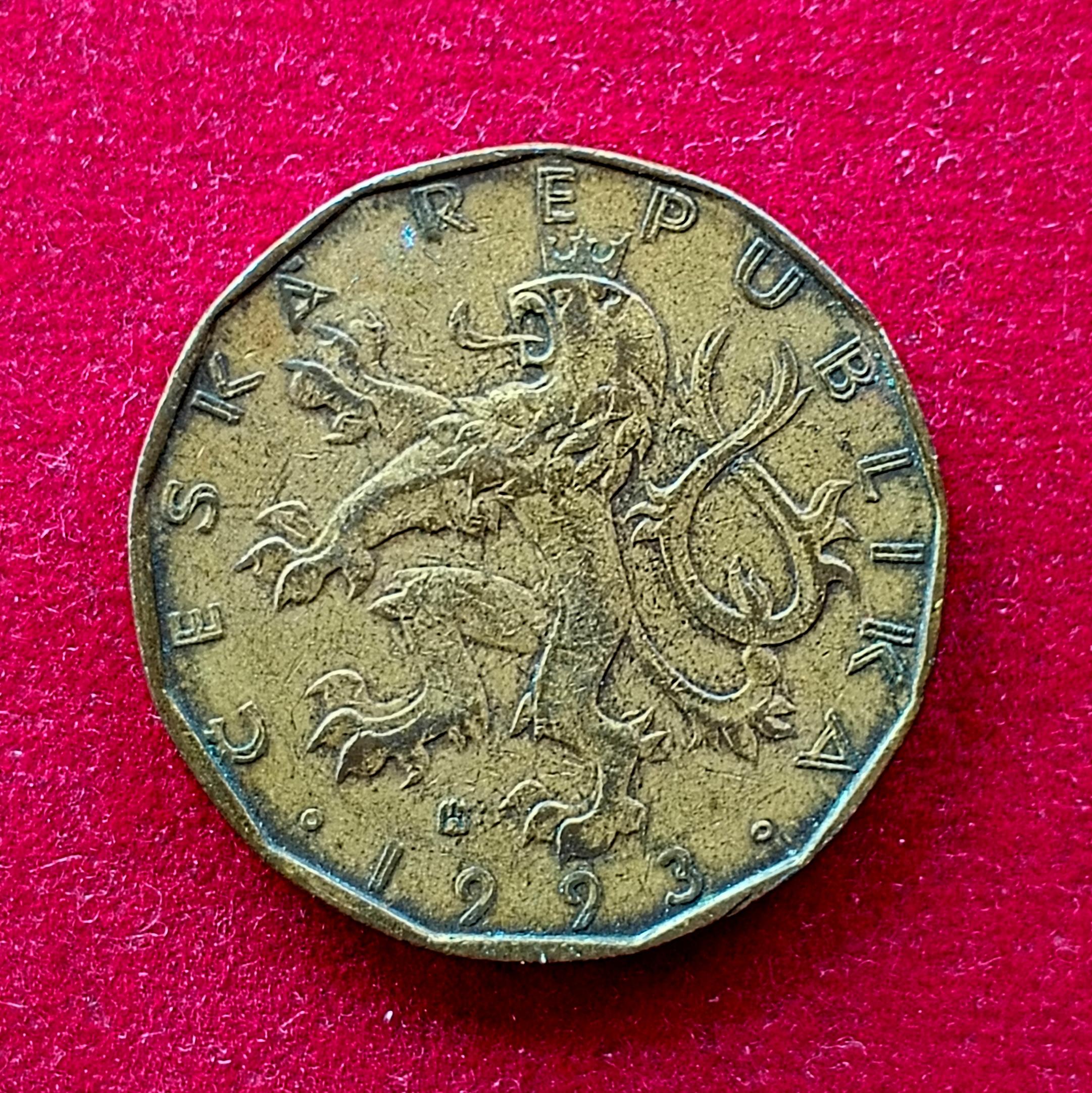 Czech Republic 20 Korun 1993 Coin