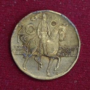 Czech Republic 20 Korun 1999 Coin