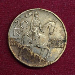 Czech Republic 20 Korun 2002 Coin