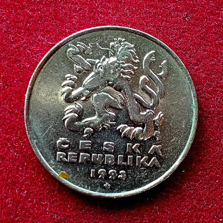 Czech Republic 5 Korun 1993 Coin