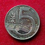Czech Republic 5 Korun 1993 Coin
