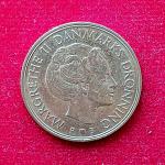 Denmark 1 Krone - Margrethe II 1985 Coin