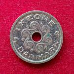 Denmark 1 Krone Margrethe II 1999 Coin