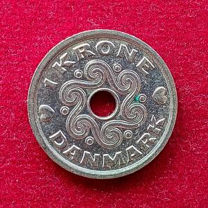 Denmark 1 Krone Margrethe II 1999 Coin