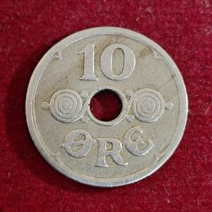 Denmark  10 Ore - Christian X 1926 Coin