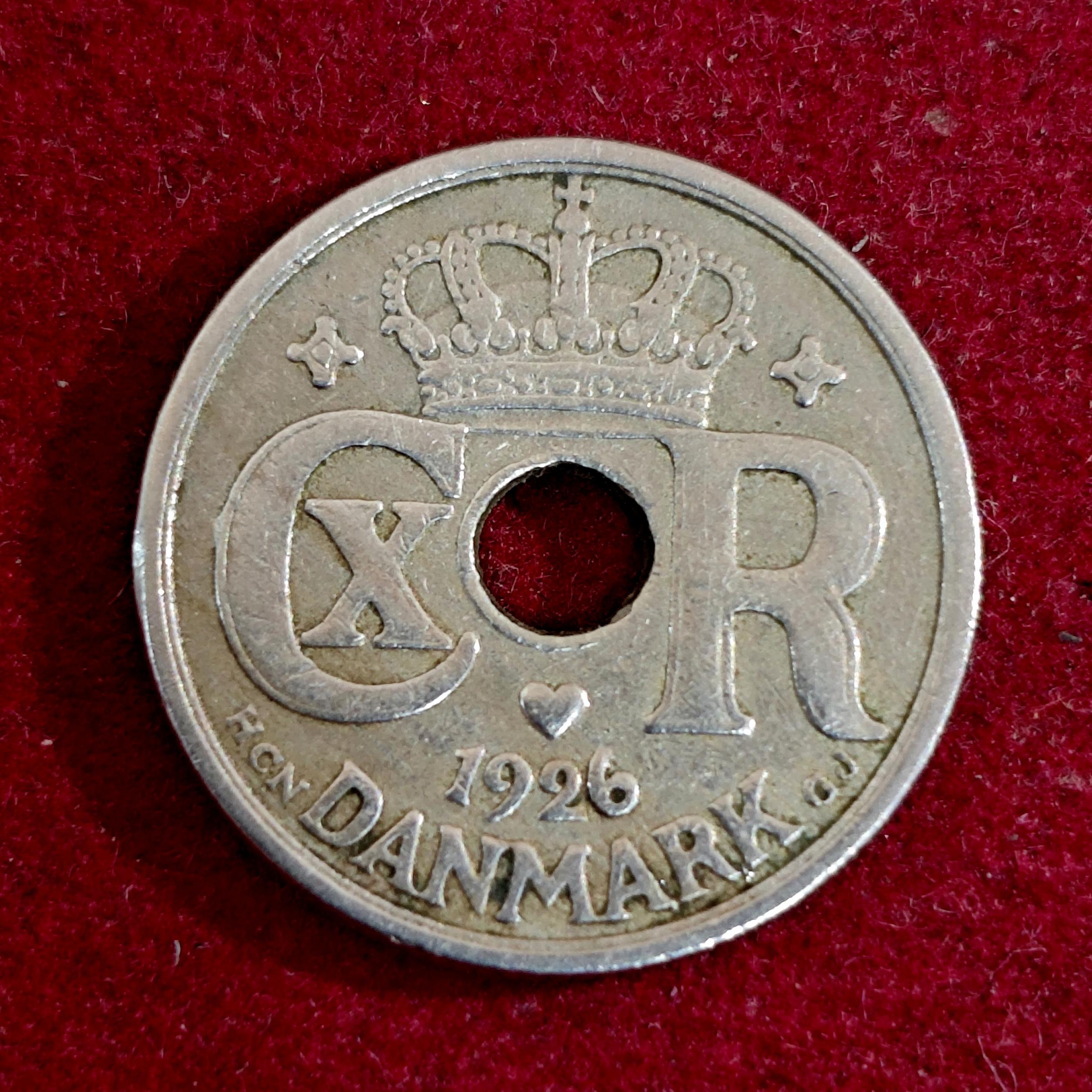 Denmark  10 Ore - Christian X 1926 Coin