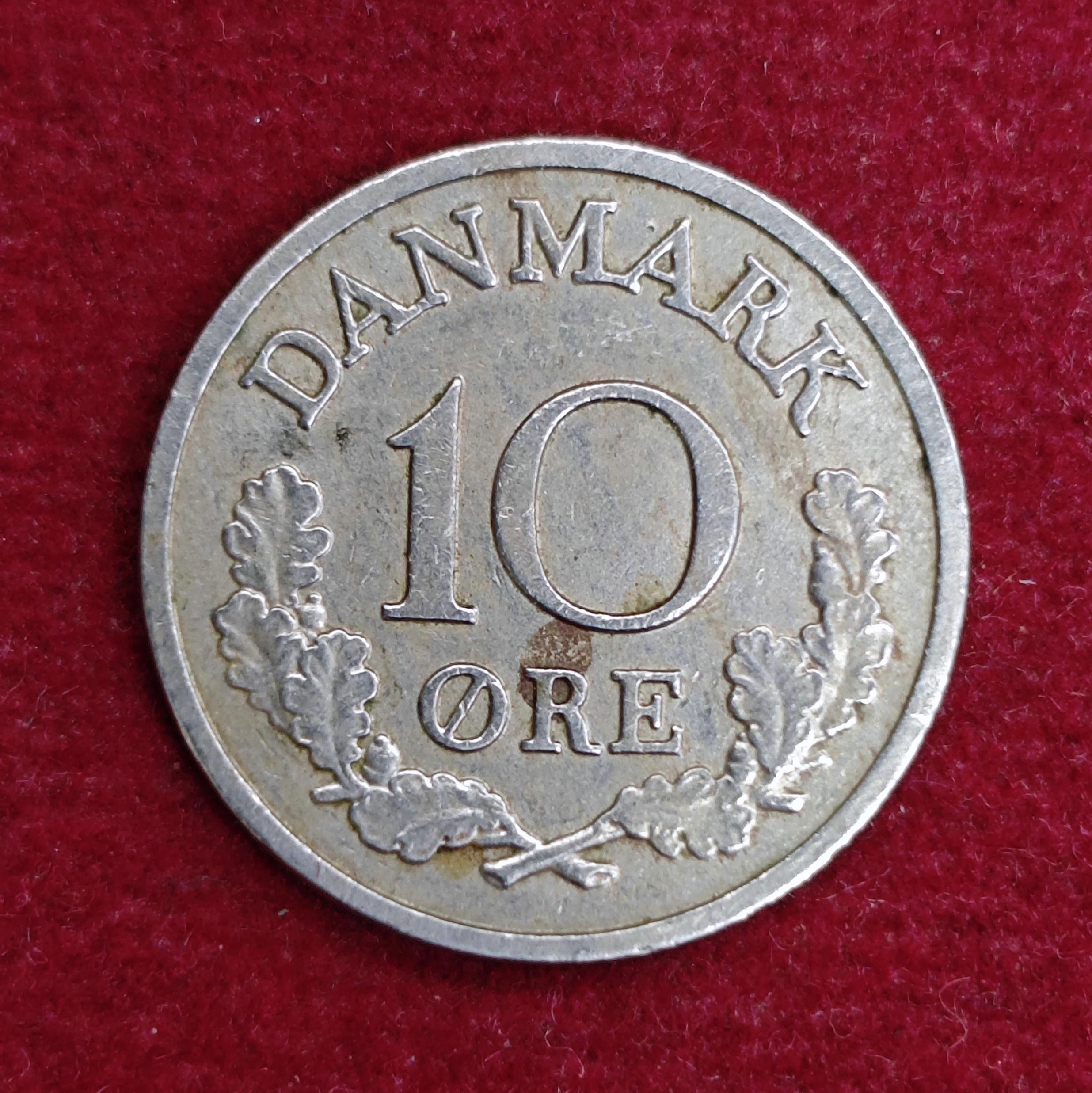 Denmark 10 Ore - Margrethe II 1971 Coin