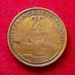 Djibouti 20 Francs 1952 Coin