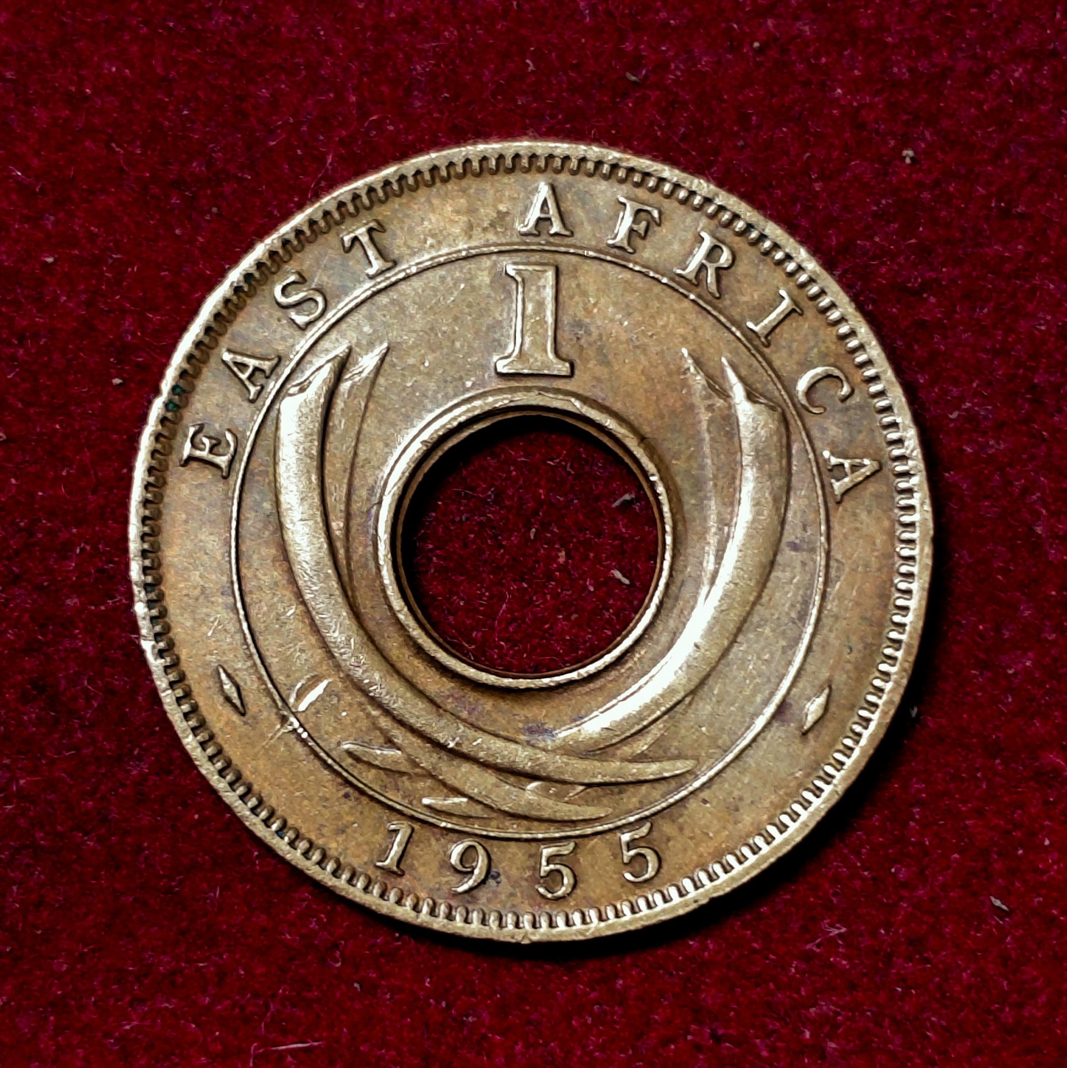 East Africa 1 Cent Elizabeth II 1955 Coin
