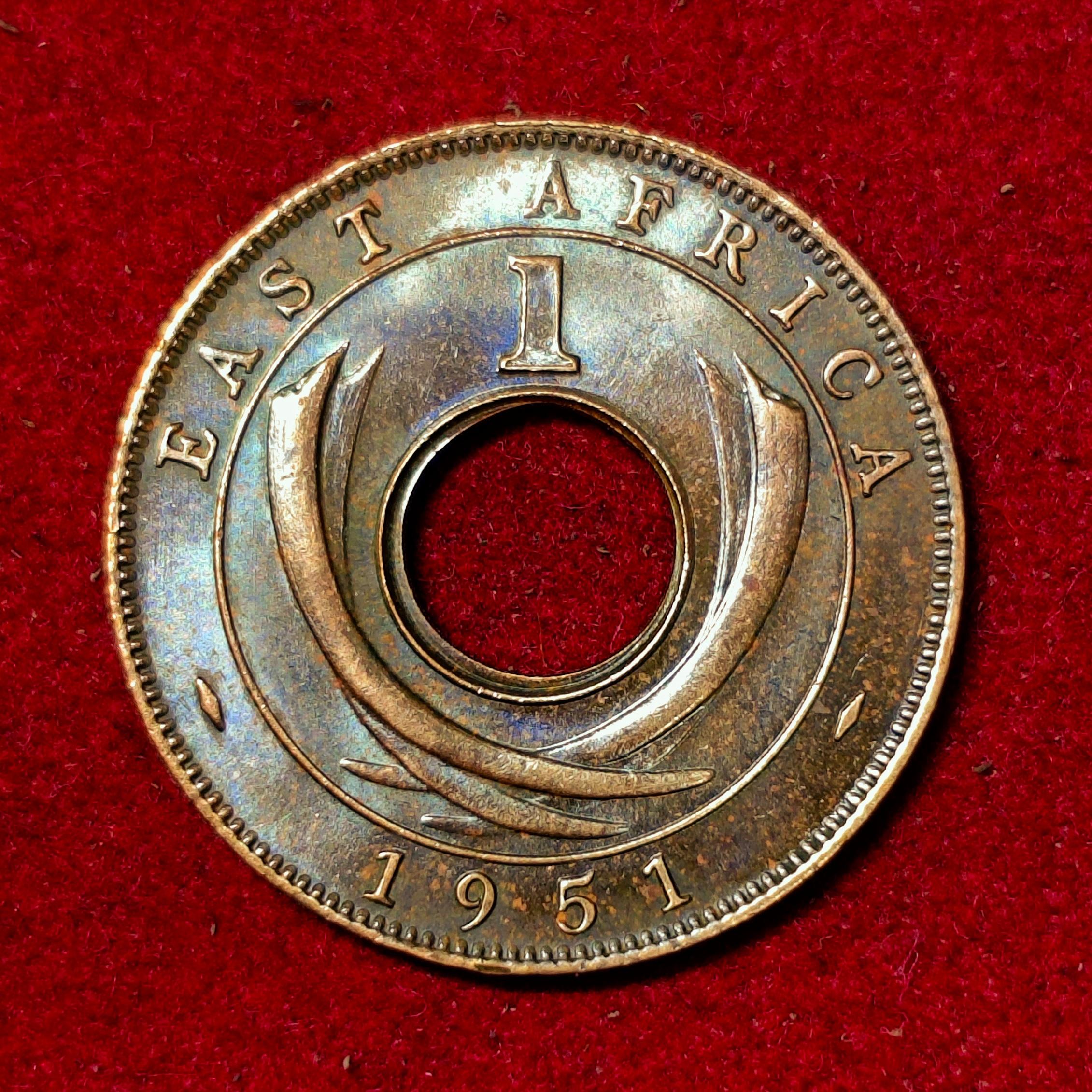 East Africa 1 Cent George VI 1951 Coin