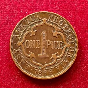 East Africa 1 Pice - Victoria East Africa Protectorate 1898 Coin