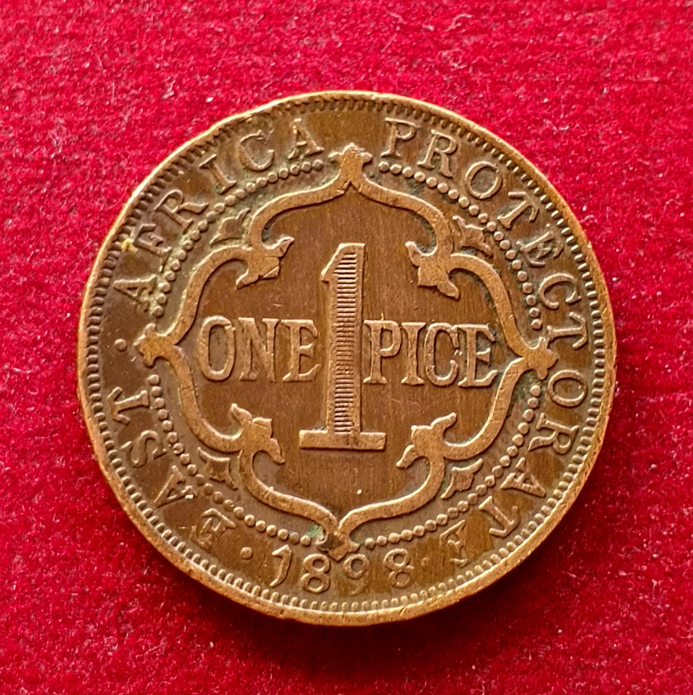 East Africa 1 Pice - Victoria East Africa Protectorate 1898 Coin