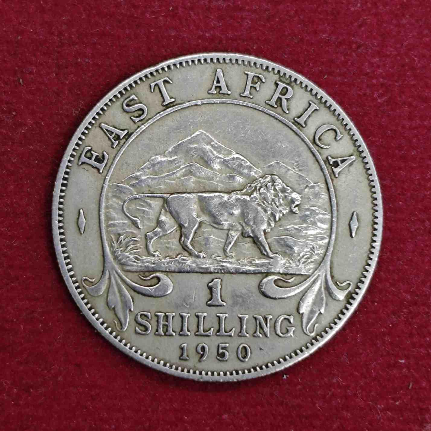 East Africa 1 Shilling George VI 1950 Coin