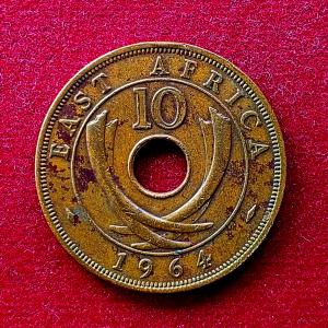 East Africa 10 Cents 1964 Coin