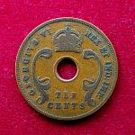 East Africa 10 Cents George VI 1942 Coin