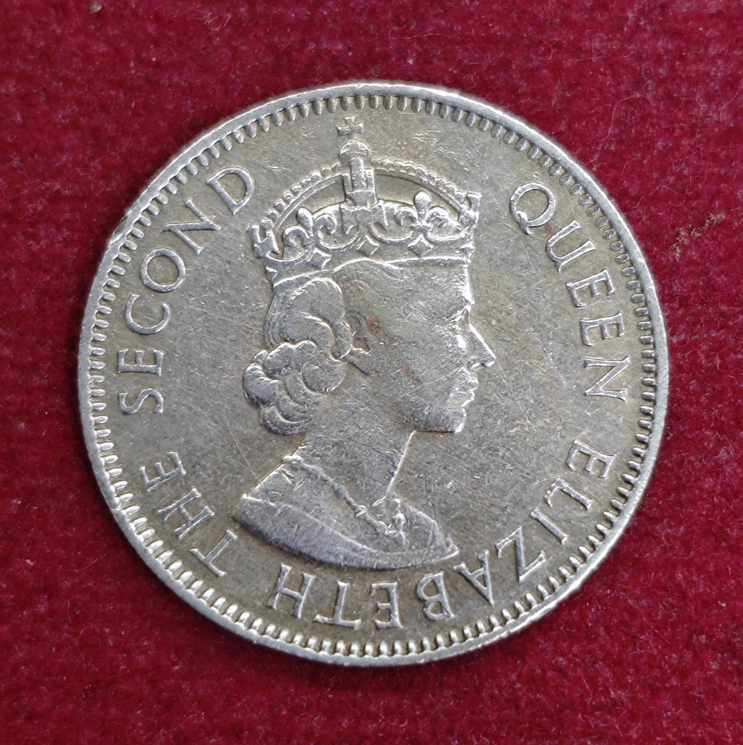 East Africa 50 Cents Elizabeth II 1956 Coin