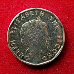 Eastern Caribbean States 1 Dollar – Queen Elizabeth II 4th portrait 2012 Coin