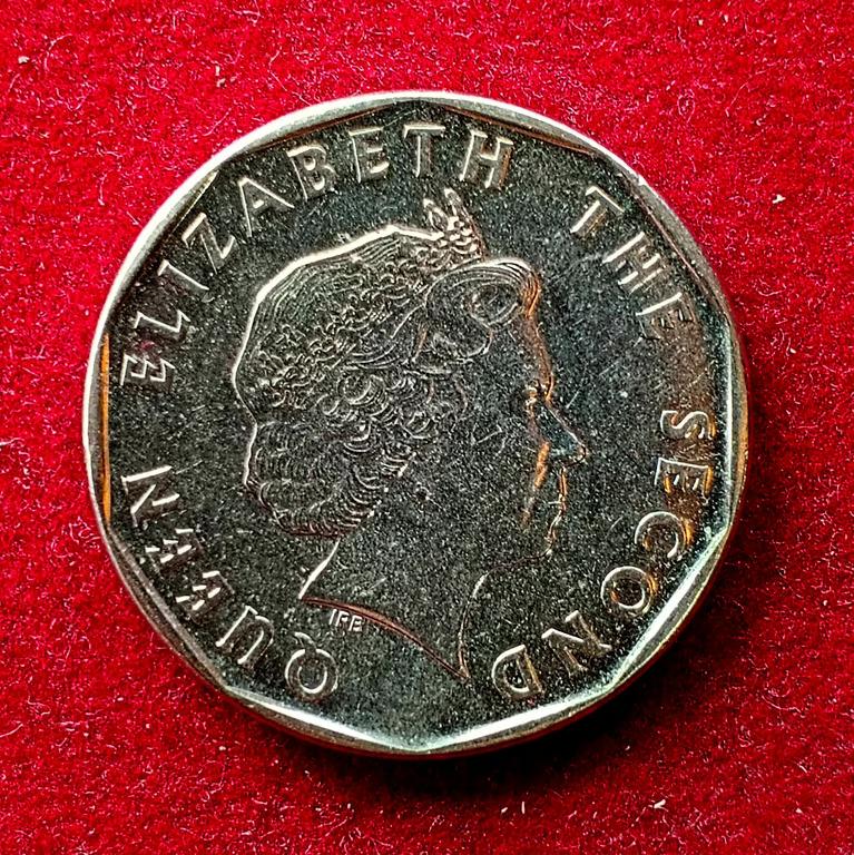 Eastern Caribbean States 1 Dollar – Queen Elizabeth II 4th portrait 2012 Coin