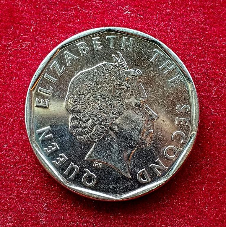 Eastern Caribbean States 1 Dollar – Queen Elizabeth II 4th portrait 2015 Coin