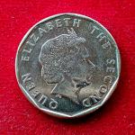Eastern Caribbean States 1 Dollar – Queen Elizabeth II 4th portrait 2015 Coin
